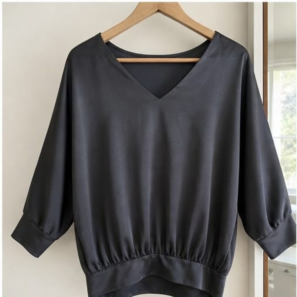 Sage Pleated Blouse